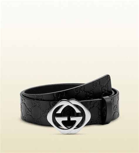 gucci signature leather belt with squire buccle|gucci original belt.